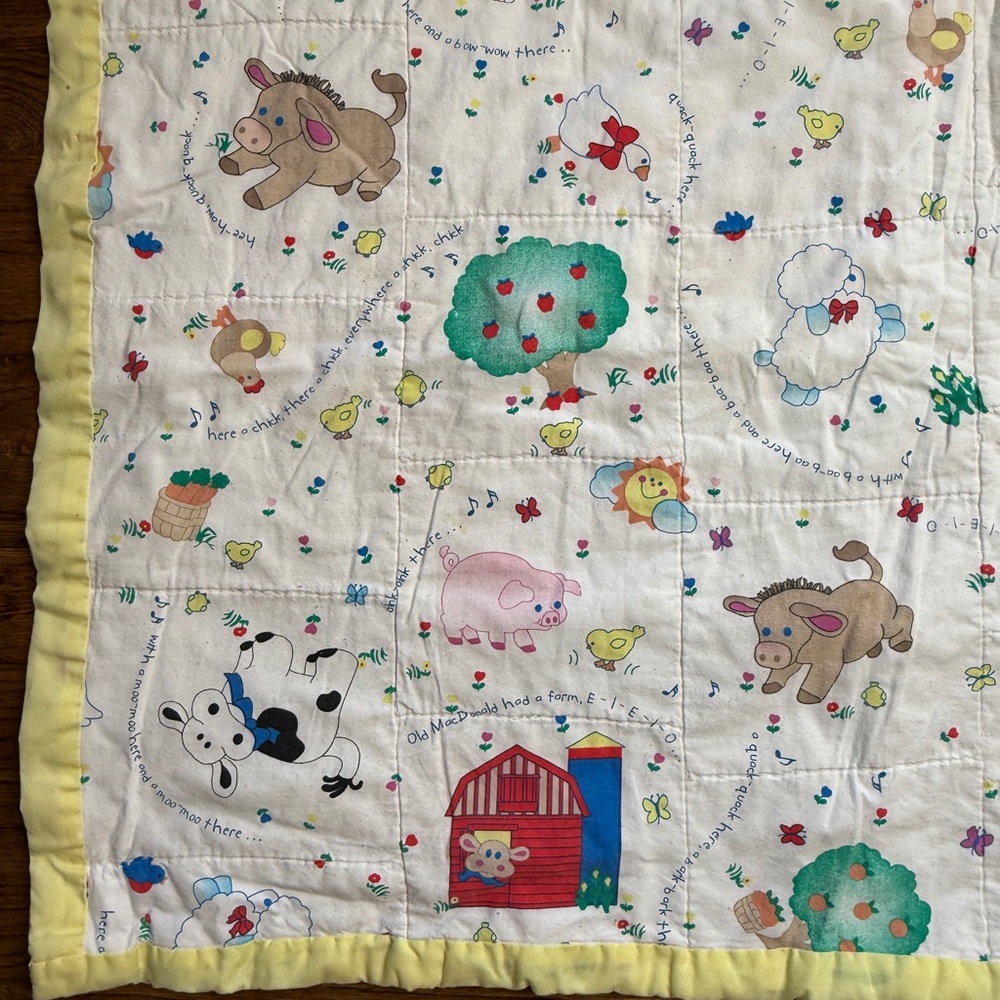 Animal Farm 45”x40” -The Old McDonald Collection ~ Cheri L. Strole Cotton Quilt - Picture 10 of 11